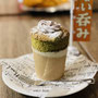 抹茶シフォンあずきクリーム