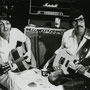 Paul McCartney and Carl Perkins at AIR Studios, Montserrat, 1981