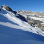 Les pentes sous le Col des Chaux