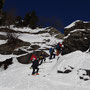 Le dernier goulet serré en bas du Torrent du Souay