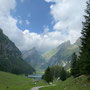 Wetter hält, Blick zum Seealpsee