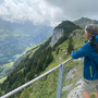 Blick hinunter zum Seealpsee