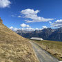 Blick zurück zur Alp Clünas