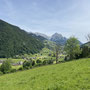 Blick zum Schafberg und Säntis