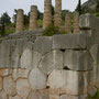 Delphï: Diese Mauern erinnern mich an Inkamauren!