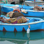 Fischerboote im Hafen von Monopoli