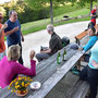 nach diesem Aufstieg haben wir ein kurzes Apéro verdient