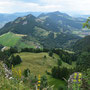 Blick hinunter in unser Haupt-Kampfwandergebiet