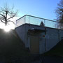 Reservoir Attiswil im Sonnenuntergang