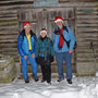 Samichlaus - Trio vor der Waldhütte