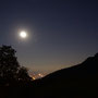 Mittelland mit Ostgrat im Mondlicht