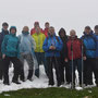 Gruppenbild auf der Stallfluh im Nebel