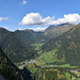 Blick zurück beim Aufstieg in die hinterste Ecke eines Blenio-Seitentals