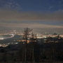 Blick aufs Lichtermeer beim Farnerer Stierenberg