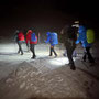 der Schnee noch trittsicher