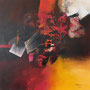 red explosion, 80 x 80 cm, € 360,00
