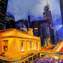    L'Empire State building ( huile sur toile 155x135) 