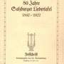 Festschrift anlässlich 80 Jahre Salzburger Liedertafel. Innenseite