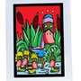 "GROWING UP" (80x60x3.5cm acrylic on wooden panel including frame)
