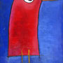'Papageien-Mutter' (30 x 60 cm)