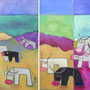 'Dünen bei Schoorl' (70 x 150)