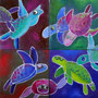 'Turtlesongs' (4 x 20 x 20 cm)