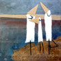 'Strandläufer Teil 2' (30 x 30 cm)