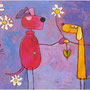 'Ich wollte dir nur mal eben sagen, ... ' (60 x 140 cm)
