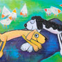 'Beste Freunde' (30 x 40 cm)