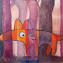 'Fuchs im Wald' (60 x 100 cm)