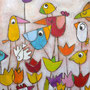 'Tanz auf den Tulpen III' (70 x 100 cm)