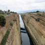Der eindrückliche 79m tiefe und 21m breite Kanal von Korinth