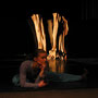 ROBINIE: Teil des Bühnenbildes  bei der Theater-Produktion "Tischgeflüster" vom Tanztheater Helix, GUGG Braunau, 2006