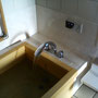 浴槽用水栓金具は新しいものに取り換えました。
