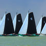 Skûtsjesilen op het IJsselmeer bij Stavoren 2012