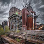 tOG-M.S.030 - "Red - Green - Big Brother" - Steel Industry Ruhrgebiet NRW Germany - Cycle/ worked-OUT- 2015 - Edition 2/ 93,5 x 93,5 cm, Echtfotoabzug Alu-Dibond mit UV-Laminierung - Courtesy tOG-Düsseldorf (c) M. Sander 