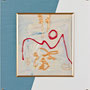 無題、色紙 Untitled, 2008 Mixed media on paperboard 43 x 39 cm