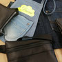 Upcycling von Jeans/Lederimitat 