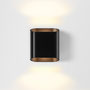 black brushed anodised-black matt