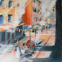 Calle en Fiestas. Derio. 70 x 50 cm.