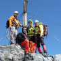 2. Gipfelfoto mit Roland, Dani, Stefan und Melanie