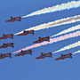 Patrouille de la Royal Air Force - Red Arrows - 9 BAE Hawks