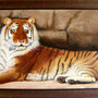 Le Tigre Acrylique sur toile VENDU