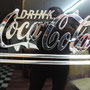 coca cola metal plate