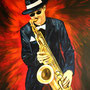 JazzMan (2007), 100 x 80 cm