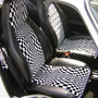 Porsche Sitze, Mittelteile mit original Porsche Pascha Stoff, Böden mit original Porsche Kunstleder neu bezogen.