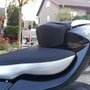 BMW R 1200 S Mittelteil schwarz, Seiten in Lackkunstleder neu bezogen.