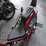 Yamaha XS Choppersitzbank. Angeliefert wurde nur die Metallplatte. Komplettes Polster aufgebaut und bezogen. Der ganze Bericht ist in der Februar Ausgabe der Custombike zu sehen.