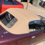 Mazda MX 5 Cabrioverdeck in Sonnenlandstoff.