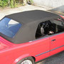 BMW E 30 Cabrioverdeck in Sonnenlandstoff.